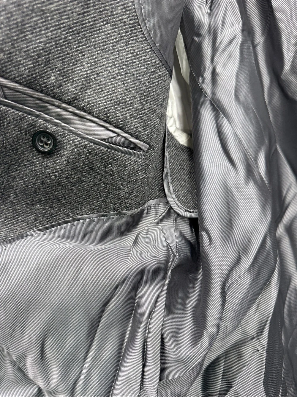 Banana Republic Men's Gray Sport Coat Blazer Tailored Wool-Blend 42L office